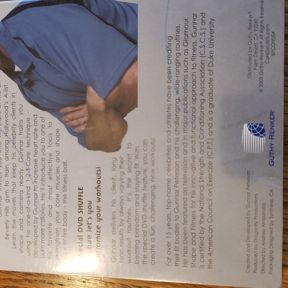 NWOT Unopened Exercise DVD: Core Full Body Workout & Accelerated Core Training - Picture 4 of 6